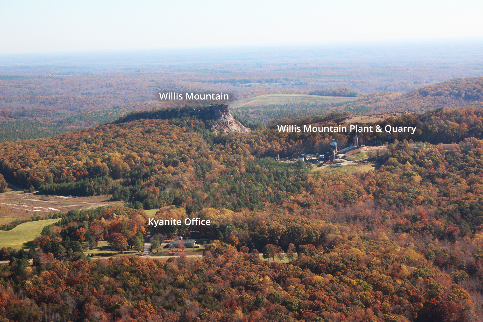 Office, Willis Mountain Plant, and Willis Mountain 