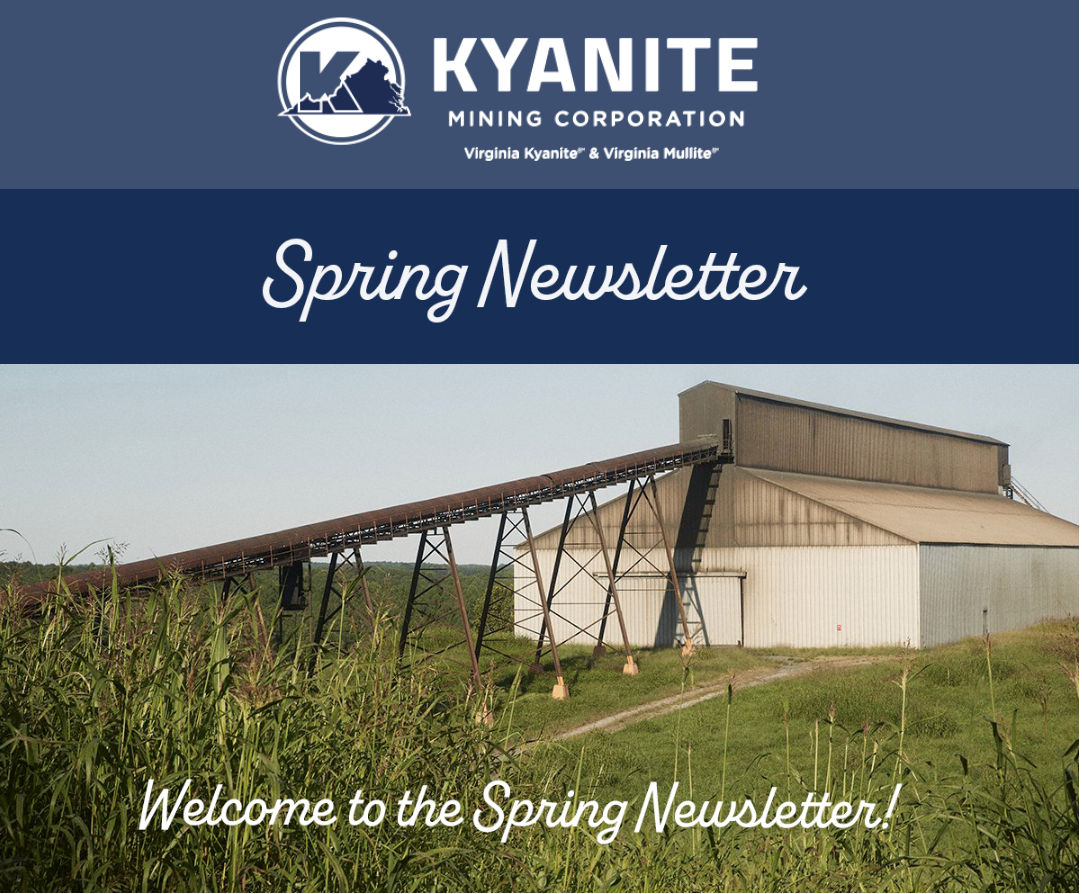 Kyanite Spring Newsletter